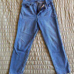 Old Navy Light Blue Straight-Leg Jeans